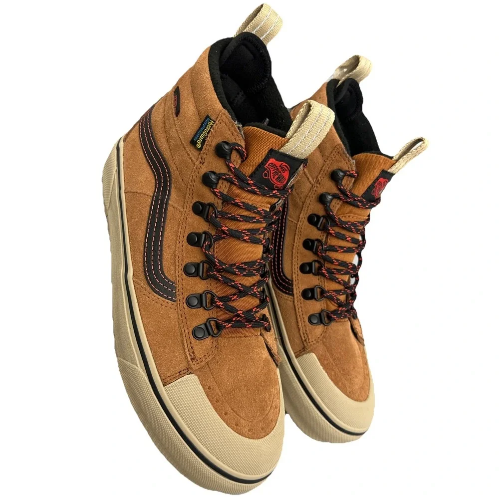 Vans UnisexSk8 Hi MTE Waterproof Insulated‎ Glazed Ginger Shoes Boots Size 7 New